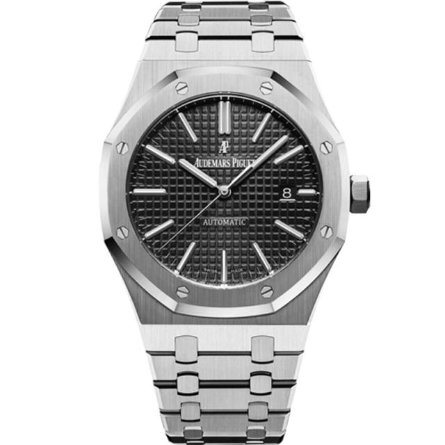 ZF廠愛彼皇家橡樹15400黑盤經典鋼帶機械男表 最牛的ZF15400 CAL.3120一體機