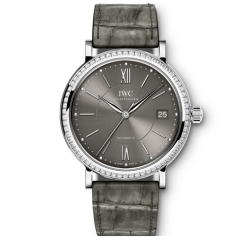 V7廠複刻萬國柏濤菲諾系列IW458104自己機械女表 深灰