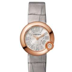 卡地亞BALLON BLANC DE CARTIER系列腕表 石英鑲鑽女表WGBL0004