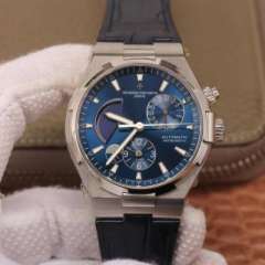 TWA 江詩丹頓 縱橫四海多功能腕表 42x13.5mm 皮帶表 自動機械機芯 男士腕表