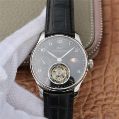 萬國IWC陀飛輪V2版 葡萄牙動力日月星辰系列真飛輪 頂級手動真陀飛輪機芯 男士