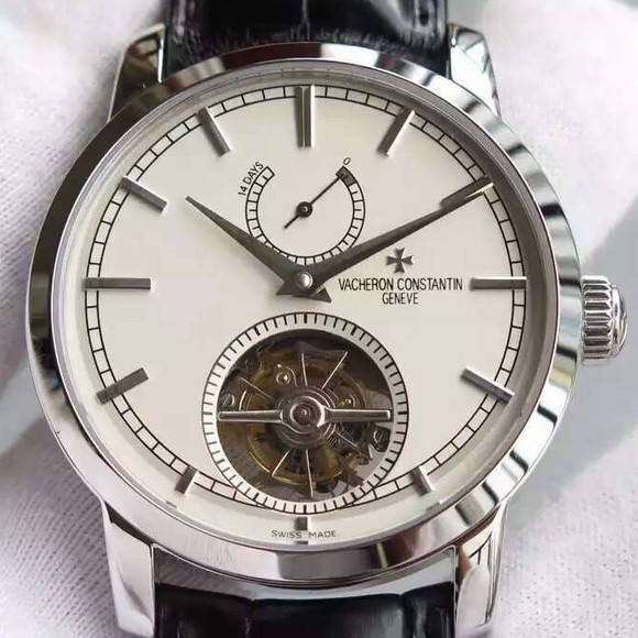 江詩丹頓動能顯示真陀飛輪機械男表