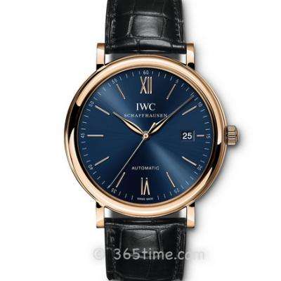 FK廠複刻萬國柏濤菲諾系列IW356522自動機械18k玫瑰金男表