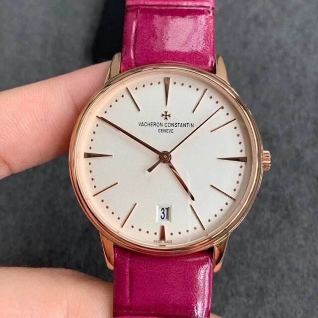 MKS複刻江詩丹頓傳承系列84100U/00R-B180玫瑰金機械女表