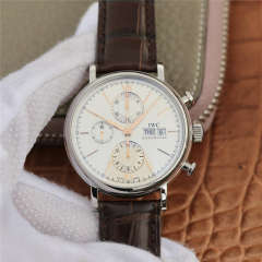 ZF萬國柏濤菲諾系列多功能計時碼表儒雅登場 男士腕表 皮錶帶 自動機械機芯