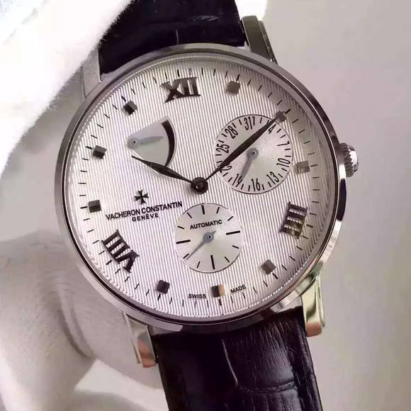 江詩丹頓47200/000G-9019多功能自動機械機芯透底男士手錶