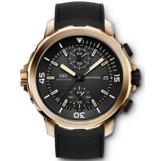 稀缺貨V6廠萬國海洋時計系列膠帶計時機械男士腕表“達爾文探險之旅”特別版IW379503 44MM青