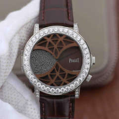 伯爵ALTIPLANO系列 G0A34175腕表 和原裝一樣的沙漏自動翻蓋 進口石英機芯