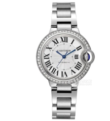 V6廠複刻卡地亞藍氣球系列W4BB0023女士機械腕表 鑲鑽