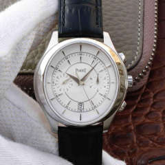 伯爵黑帶系列Black Tie GOA37112男裝皮帶進口機芯9015