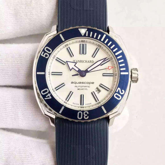芝柏-尚維沙(JEANRICHARD)自動機械男士手錶 膠帶