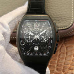 ABF法穆蘭Vanguard V45艇系列 原裝1.1開模 男士腕表 進口多功能vk石英機芯 矽膠