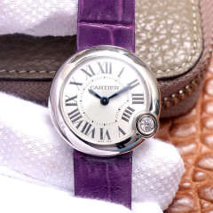 V6卡地亞藍氣球,同步正品157石英機芯,女士石英手錶