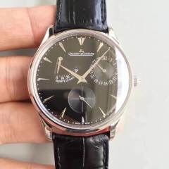 3A廠積家小醜系列黑盤皮帶自動機械男表