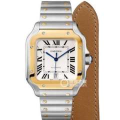 BV卡地亞新款山度士（女裝中號） 表殼：316材質錶盤 18k金腕表