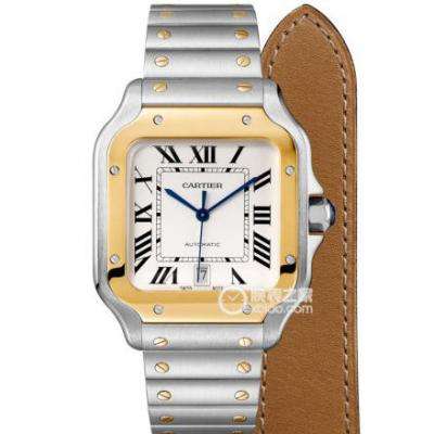 BV卡地亞新款山度士（女裝中號） 表殼：316材質錶盤 18k金腕表