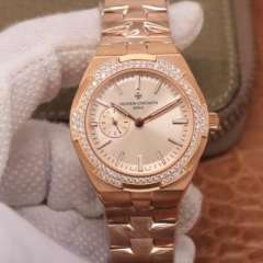 江詩丹頓縱橫四海系列OVERSEAS女款小號型v2版鋼帶款 精鋼錶帶 自動機械機芯 女士腕表