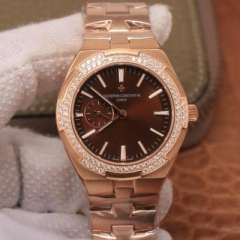 江詩丹頓縱橫四海系列OVERSEAS女款小號型v2版鋼帶款 精鋼錶帶 自動機械機芯 女士腕表