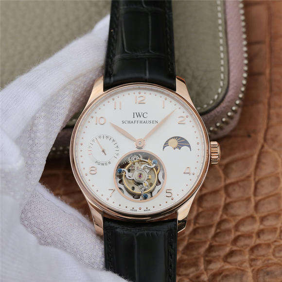 萬國IWC陀飛輪V2版 葡萄牙動力日月星辰系列真飛輪 頂級手動真陀飛輪機芯 男士