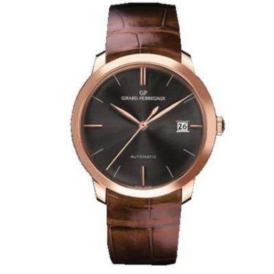 FK芝柏1966系列49525男士機械手表 玫瑰金黑盤