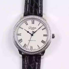 FK格拉蘇蒂參議員系列39-59-01-02-04男士機械手表 鑲鑽版