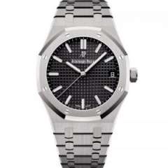 ZF愛彼皇家橡樹15500新款黑盤鋼帶機械男士手錶 正品開模 最牛的複刻版本