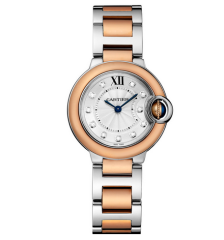 V6廠複刻卡地亞藍氣球系列W3BB0005石英女表 間玫瑰金