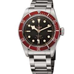 zf廠帝駝小紅花V7版HERITAGE BLACK BAY系列79220R不銹鋼錶帶