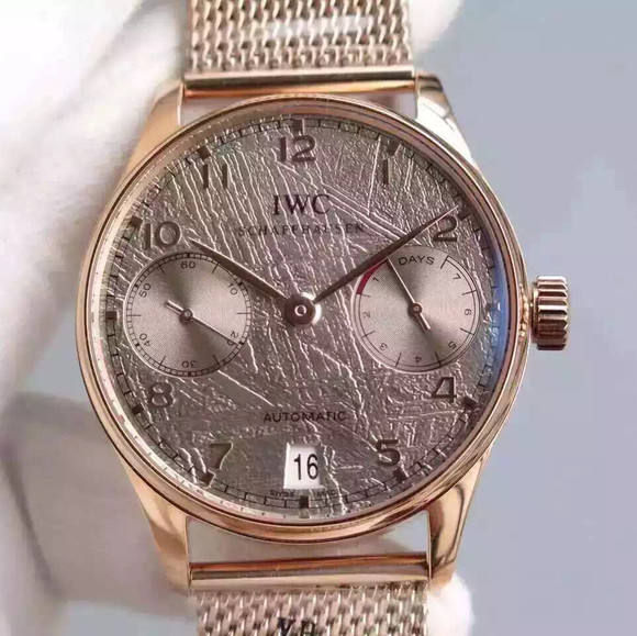 萬國葡七限量版葡萄牙7日鏈V4版機械男士手錶