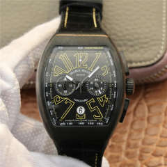 ABF法穆蘭Vanguard V45艇系列 原裝1.1開模 男士腕表 進口多功能vk石英機芯 矽膠