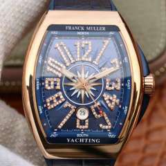 ABF法穆蘭Vanguard V45 25周年特別紀念限量款，矽膠錶帶 男士腕表