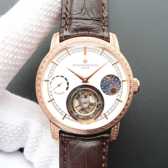 江詩丹頓款式:手動上鏈機械8290真陀飛輪機芯機械男士手錶