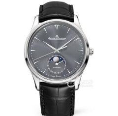 GF廠積家月相大師系列1363540灰盤男士機械皮帶手錶 複刻一體機芯