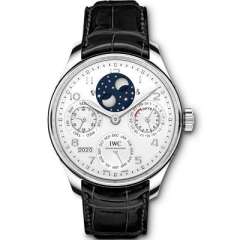 V9萬國葡萄牙系列IW503406真萬年曆,萬年曆自動機械男表,月相