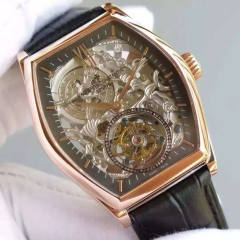 江詩丹頓馬爾他系列鏤空陀飛輪，自動上鏈機械真陀飛輪機芯男表