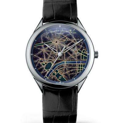 頂級高仿江詩丹頓藝術大師系列86222/000G-B104城市地圖男士手錶