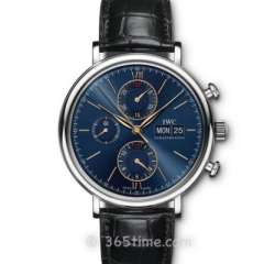 ZF廠萬國柏濤菲諾系列IW391036藍面計時機械男表