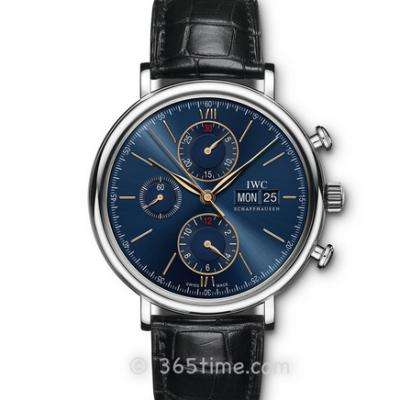 ZF廠萬國柏濤菲諾系列IW391036藍面計時機械男表