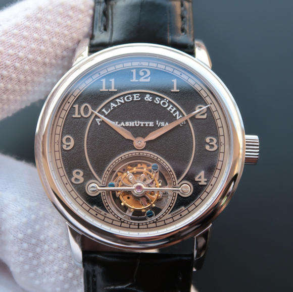 LH朗格1815系列730.32噴砂限量版手動陀飛輪機芯男士手錶