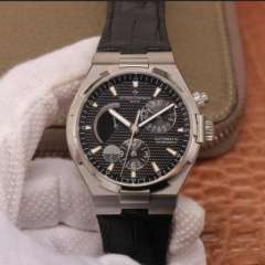 TWA 江詩丹頓 縱橫四海多功能腕表 42x13.5mm 皮帶表 自動機械機芯 男士腕表