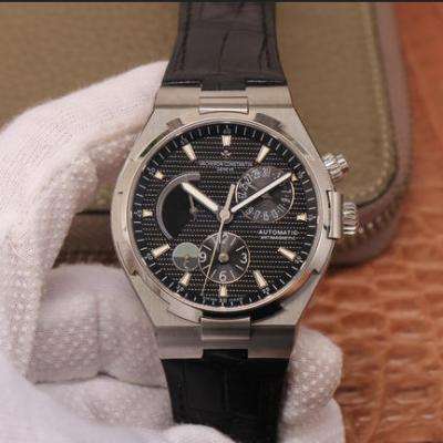 TWA 江詩丹頓 縱橫四海多功能腕表 42x13.5mm 皮帶表 自動機械機芯 男士腕表