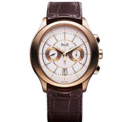 伯爵黑帶系列Black Tie G0A37112男裝皮帶 機芯:進口9100（零故障）