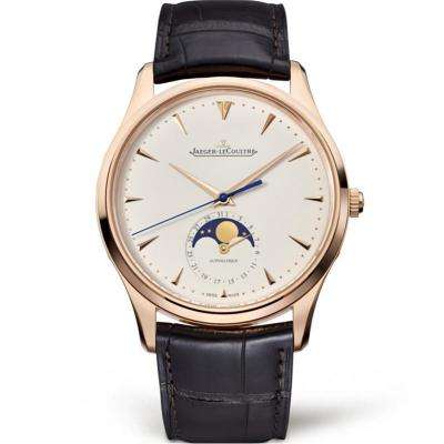 GF廠積家月相大師系列1362520玫瑰金男士機械皮帶手錶 商務休閒表