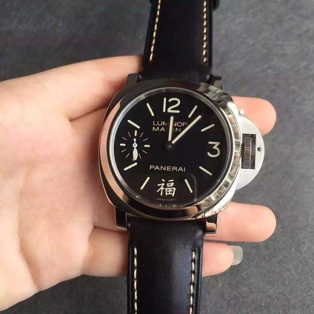n廠沛納海pam366福字款6497手動機械表機芯 藍寶石鏡面