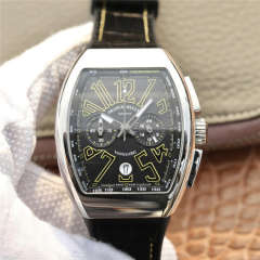 ABF法穆蘭Vanguard V45艇系列 原裝1.1開模 男士腕表 進口多功能vk石英機芯 矽膠