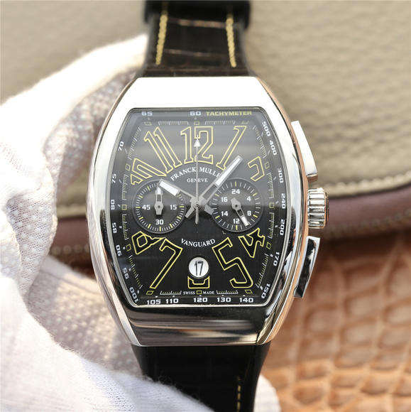 ABF法穆蘭Vanguard V45艇系列 原裝1.1開模 男士腕表 進口多功能vk石英機芯 矽膠