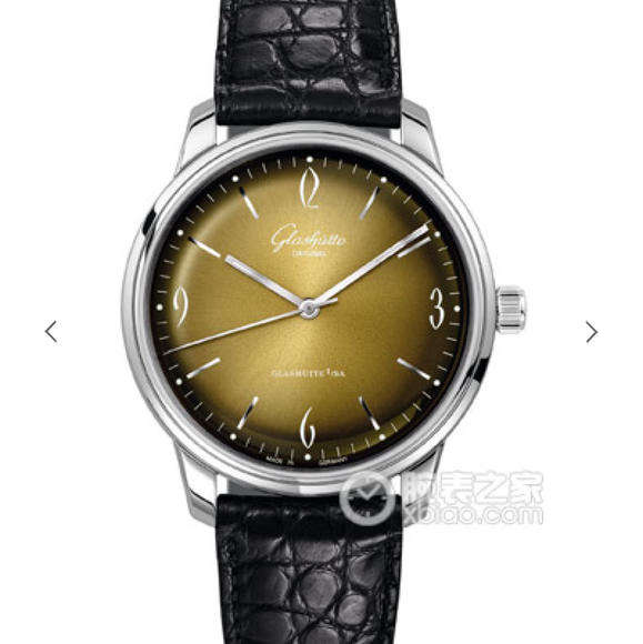 FK格拉蘇蒂原創1-39-52-08-02-01男士皮帶機械手表