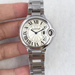 TW廠卡地亞藍氣球(33MM)女表瑞士石英機芯