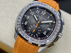 升級版百達翡麗新款計時手雷（計時Aquanaut）5968A彩色盤面和彩色膠帶