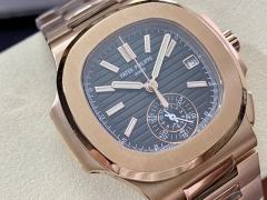 3K工廠震撼推出——百達翡麗鸚鵡螺5980/1A-014多功能計時腕表V2版本